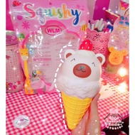 Squishy jumbo Shape bear ice cream squishy ice cream bear soft + package 1pcs