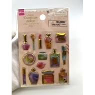 Japanese 3D Decoration Stickers Set of 6 Sheets Jewelry Makeup Antique DAISO