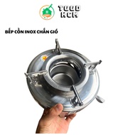 Bếp Cồn Inox-Bếp Cồn Inox Chắn Gió Loại Dày TITHAFAC Không Han Dỉ