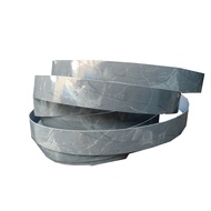 Glossy Grey Stone Edging / Edge Banding / UNICA Laminated Edge Banding PVC 10meters x 21mm x 0.7mm