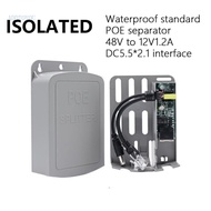 【3C】 PoE Splitter Ethernet PoE Boosters Outdoor Compatible for IEEE802 3af at