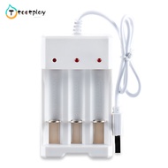 Hot Sale Bmax 3-slot Usb Battery Charger AA AAA Ni-mh Rechargeable Batteries Charging Charger For Children Toys