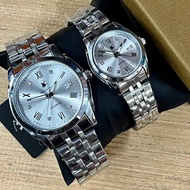 Original Master-Polo Watch Couple set Men & Women Stainless Steel Watch Jam Tangan Pasangan High Qua