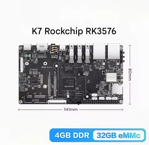 KICKPI K7 Rockchip RK3576 development board core board eight-core artificial intelligence 6Tops comp