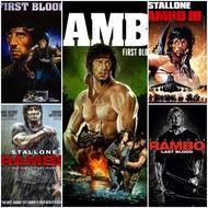 [DVD HD] แรมโบ้ ครบ 5 ภาค-5 แผ่น  Rambo 5-Movie Collection #หนังฝรั่ง #แพ็คสุดคุ้ม (ดูพากย์ไทยได้-ซั