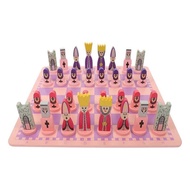 Wooden Kids s Toys Travel Set Educational Intellectl Toy Chess Games Entertainment