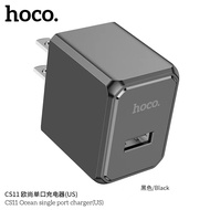 Hoco CS11 หัวชาร์จ หัวชาร์จไฟบ้าน 1 USB ชาร์จเร็ว 2.1A ปลั๊กชาร์จ USB Travel Charger (แท้100%)