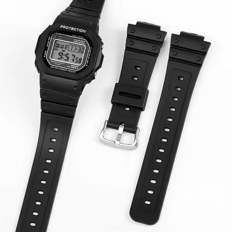 For Casio G-SHOCK DW5600 GW5000 GW5035 DW-6900 Lightweight Convex Interface Resin Watchband Needle S