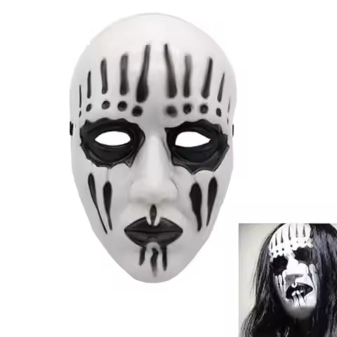 Halloween Scary Horror Masks Full Head Mask for Adults Party Masquerade Cosplay Party Joey Jordison 