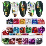 Maple leaf nail decoration product, maple leaf nail