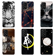 For Samsung Galaxy A72 4G Case Soft Silicone For Samsung A72 4G A 72 Casing Painted TPU Back Cover