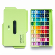 MIYA Himi Gouache การตั้งค่า 72สี 12 กรัม ถ้วยเปิดคู่ Poster Colour เม็ดสีน้ำปลอดสารพิษ พกพา