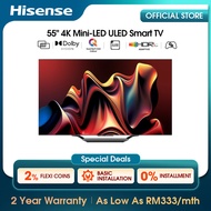 Hisense 55"65"75"85" Mini-LED ULED 4K Smart TV /144 Hz / QLED / HDR10+ / Hi-View Engine / Dolby Visi