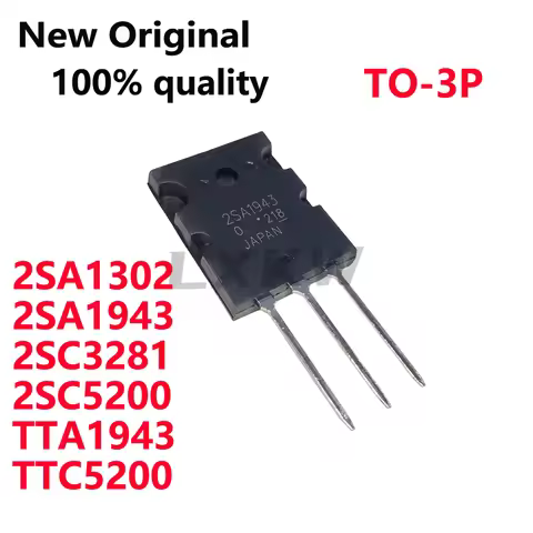 5/PCS New 2SA1302 2SA1943 2SC3281 2SC5200 TTA1943 TTC5200 TO-3 In Stock