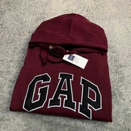 KATUN New GAP Maroon Motif Full Embroidery Unisex - Jacket Hoodie GAP Men - Jacket GAP Premium Thick