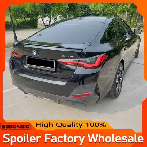 2021-2024 For BMW 4 Series 4 Doors G24 G26 I4 420i 430i 440i M440i Rear Spoiler MP Style Gloss Black