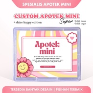 Custom Pharmacy Mini Super Box P3K Gift Sticker - Shine Happy