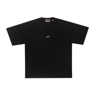 เสื้อยืดคอกลมแขนสั้นหลวมๆ สำหรับผู้ชาย ปักลายตัวอักษร KITH ทรงหลวมๆ สำหรับผู้ชายและผู้หญิง คู่รักที่