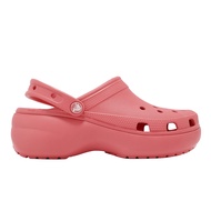 Crocs Classic Thick-Soled Women's Shoes Basic Style Pink Orange Rouge Hole Sandals [YUBO] 2067506XF