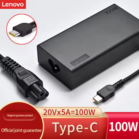 Laptop Adapter Lenovo Computer Adapter Type-C Interface 100W 20V 5.0A Neutral Computer Charger