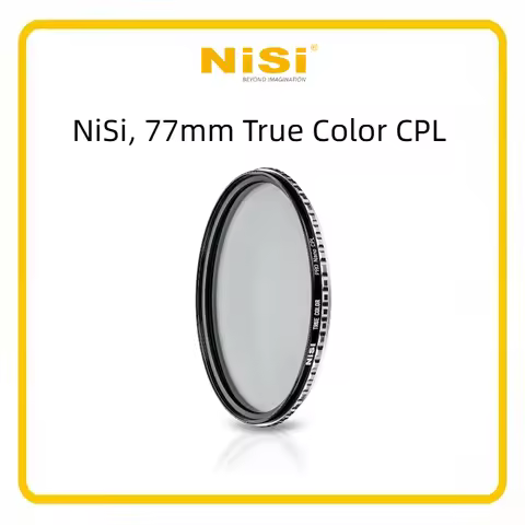 NiSi 82mm True Color Pro Nano CPL Filter, Reduces Reflections from Non-Metallic Surfaces, Increases