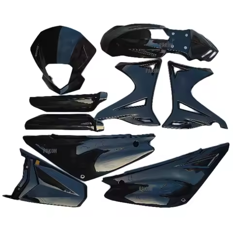 Motorcycle Full Set Plastic Body Covers for Suzuki Qingqi Genesis GS200 QM200GY GXT200 Motocross Sid