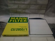 กรองแอร์   Volvo  S60  I  (2000 - 2010)  ทุกรุ่น  Cabin Air filter Mann CU2855/1 / CU 2855/1