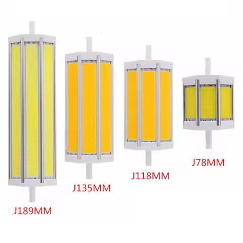 1pcs/lot R7S COB led bulb r7s led lights 78mm 118mm 135mm 189mm 10W 15W 25W 35W ledl amp AC85-265V r