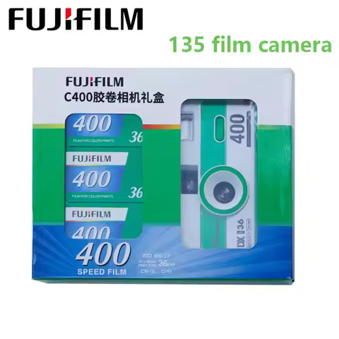 Original Fujifilm c400 Film Camera Bring 3Rolls Of Film Composite 135 Film Machine Student Birthday 