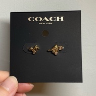 coach 針式不對稱耳環