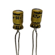 5PCS 4.7uF50V Electrolytic capacitor 4.7uF 50V size:4*7mm 50V4.7uF capacitor 50V 4.7uF