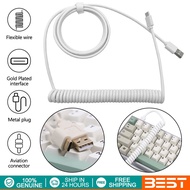 Mechanical Keyboard Custom Coiled Cable Wire GH60 Aviator USB Type C Charger Keyboard Cable