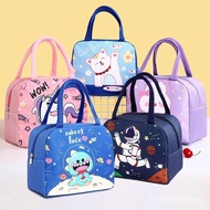 Large Capacity Portable Lunch Bag Kids Thermal Insulation Bento Bag Cartoon Waterproof Antifouling Student Lunch Bag