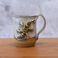 帽紋守宮400cc白釉倒水壺