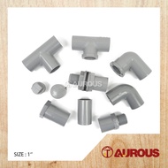 1'' 25MM PVC FITTING CONNECTOR / PIPE FITTING / PVC FITTING / PENYAMBUNG PAIP