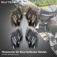 Motorcycle Air Heat Deflector Shield Saddle Cover For Harley Sportster XL1200 883 Iron Forty Eight S