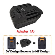 TERNAGA Battery Adapter Converter Li-Ion Battery Use For DY Socket Battery Rechargeable For Cordless
