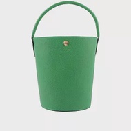 LONGCHAMP EPURE 牛皮釦式手提水桶包 (綠色)