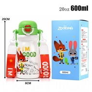 Disney x HoneyLion กระบอกน้ำเก็บอุณหภูมิ 3-in-1 ดื่มได้ 3 แบบ (มีหลอดในตัว) สแตนเลส 316L ล็อกกันรั่ว
