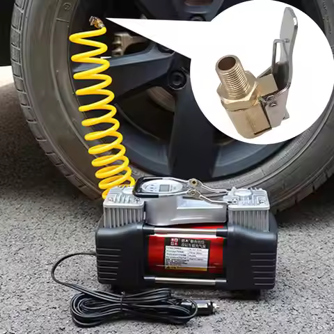 Tire Pump Accessories For Electric Pump Tire Air Chuck Inflator Pump Valve Clip Clamp Connector Adap