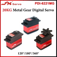 JX PDI-6221MG 20KG 120°/180°/360° Metal Gear Digital Servo High Torque Waterproof For 1/8 1/10 RC Ca