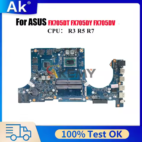 FX705DT Laptop Motherboard For ASUS TUF Gaming FX95D FX705GE FX705GT FX505D FX705GD Mainboard W/ R3 