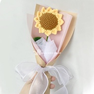 Handmade wool sunflowers - meaningful gift