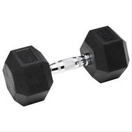 Dumbbell Hexagonal Rubber Dumbbell ROX 15kg