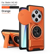 For Xiaomi Poco C75 Case Poco C75 Cover POCO C75 Phone Case Magsafe Magnetic Fold Holder Military Ar