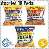 JM FG-0330 | 10 PCS | 30G | Alibaba Crunchy Corn Chips | BBQ | Sweet Corn | Nacho Cheese Flavor [3]