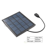 5V 2W 3W 5W 6W Solar Panel with USB Port Powerbank Solar Pan