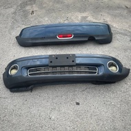 Original Mini Cooper R55 R56 Front Bumper With Grill And Fog Lamps AND Rear Bumper Japan used