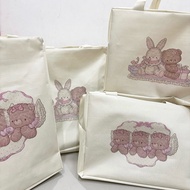 Mocorie - Midgette Coquette Lunch Bag / Coquette Zipper Lunch Bag / Coquette Lunch Bag / Ribbon Lunc