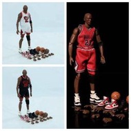 籃球明星 maf喬丹 23號紅衣 Jordan 112 可動 盒裝手辦模型人偶